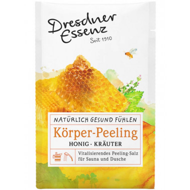Dresdner Essenz Display Körperpeeling Honig-Kräuter 10 Stück