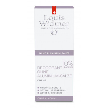Louis Widmer Deodorant Crème Ohne Aluminium Salze Non Parfumé