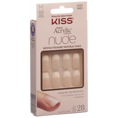 Salon Acrylic Nude Nails Cashmere