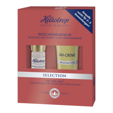 Heliotrop Selection Wochenend-Kur 1 Selection Hyaluron Ampulle + 1 Multiactive 24h-Creme 10ml