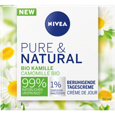 Pure & Natural Sensitive Tagescreme Kamille Bio
