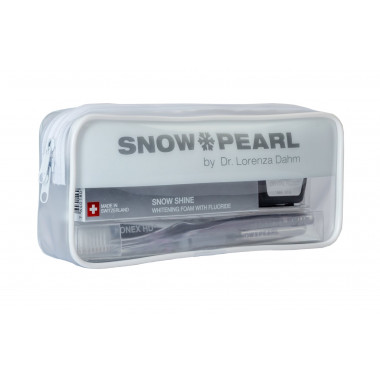 SNOW PEARL Travel Kit SHINE Whitening Foam weiss