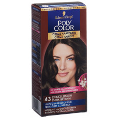 Schwarzkopf Poly Color Creme Haarfarbe 43 dunkelbraun