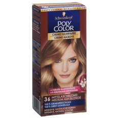 Schwarzkopf Poly Color Creme Haarfarbe 36 mittelaschblond