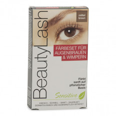 BeautyLash Sensitive Färbeset mittelbraun für Augenbrauen und Wimpern Deutsch