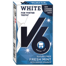 V6 White Kaugummi Freshmint