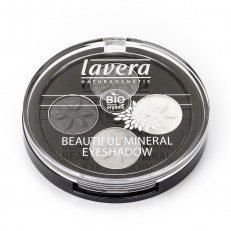lavera Beautiful Mineral Eyeshadow Quat Sm Grey 01