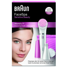 Braun FaceSpa Sensitive Beauty Face 832-s weiss/pink limited edition