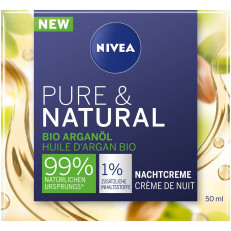 Pure & Natural Nachtcreme Argan Öl Bio
